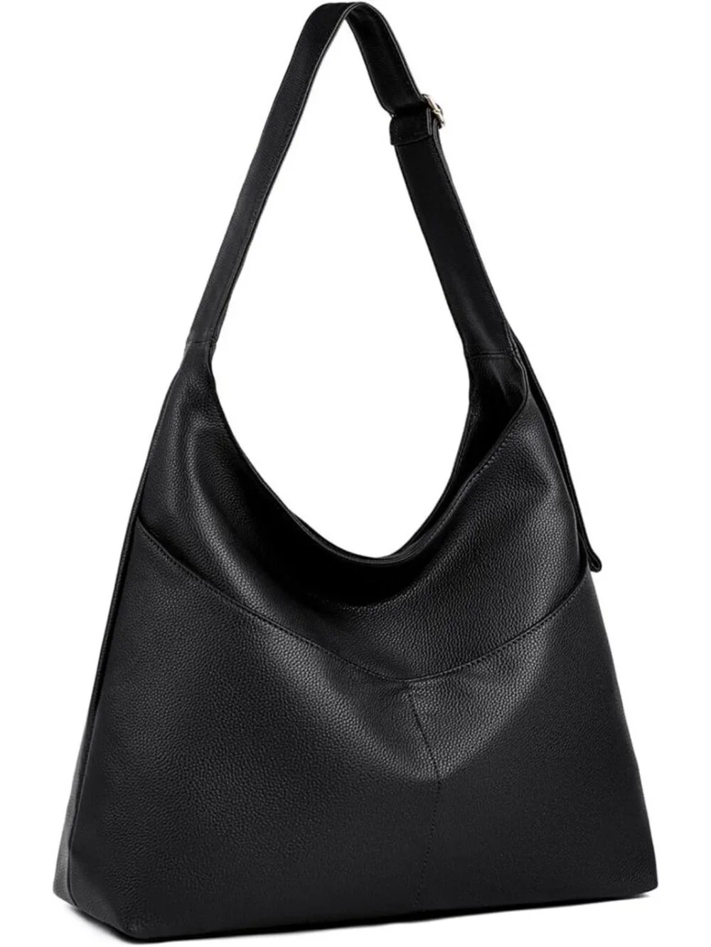 Large Slouchy Hobo Bag for Women | Soft Vegan Leather Tote with Multi Pockets